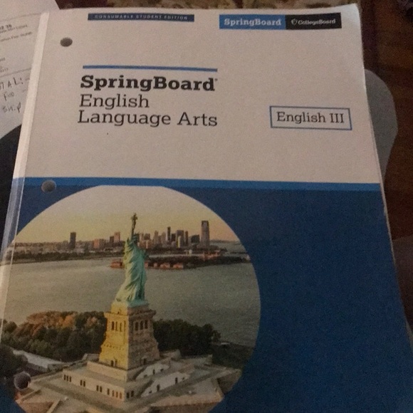 Spring board English Language Arts English 3 - Picture 1 of 4